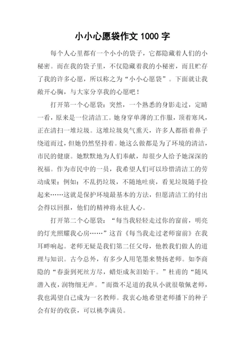 小小心愿袋作文1000字.docx