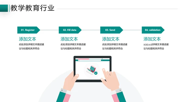 2021年教学设计网络在线教育线上学习课堂教育培训宣传PPT