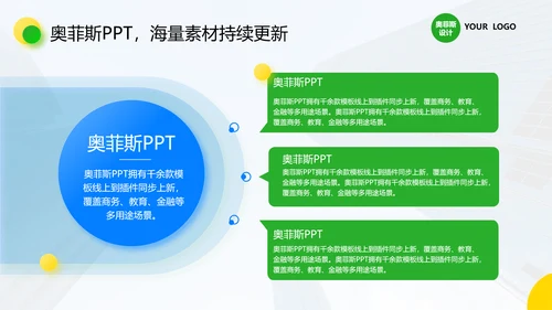 绿色商务风竞赛路演PPT