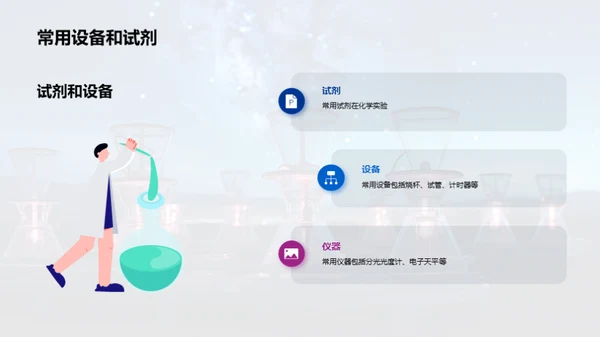 3D风生物医疗教学课件PPT模板