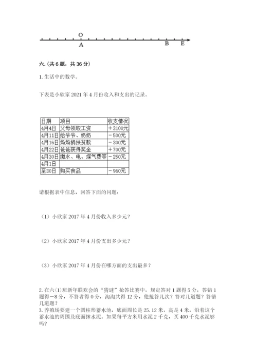 四川省【小升初】2023年小升初数学试卷及一套完整答案.docx