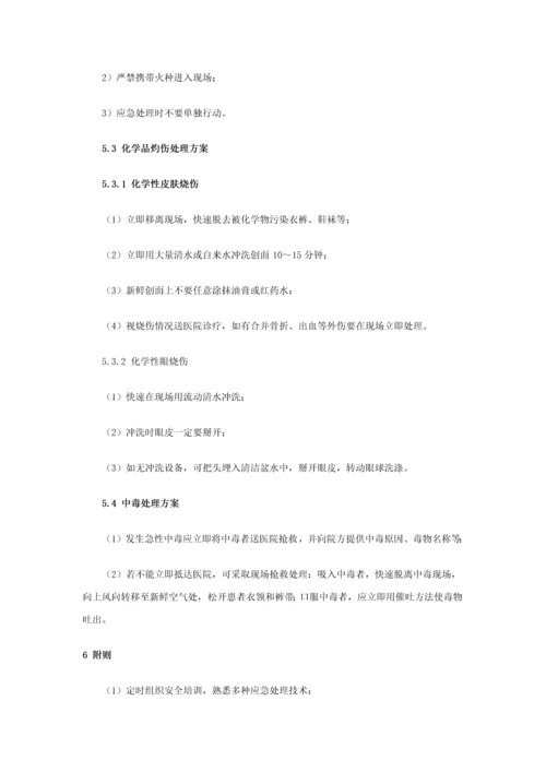 危化品应急专题预案.docx