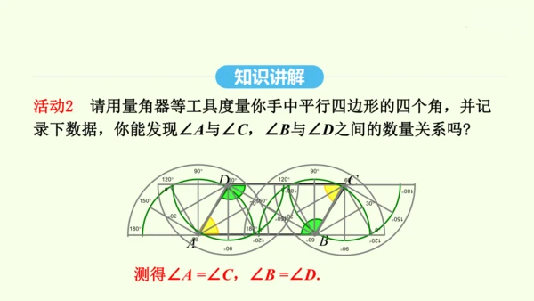 18.1.1第1课时平行四边形的边、角性质课件（共30张PPT） 2025年春人教版数学八年级下册