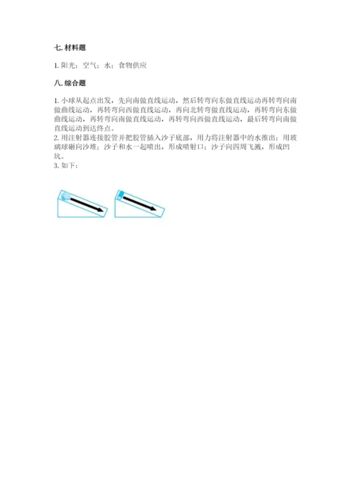 教科版科学三年级下册期末测试卷带答案ab卷.docx