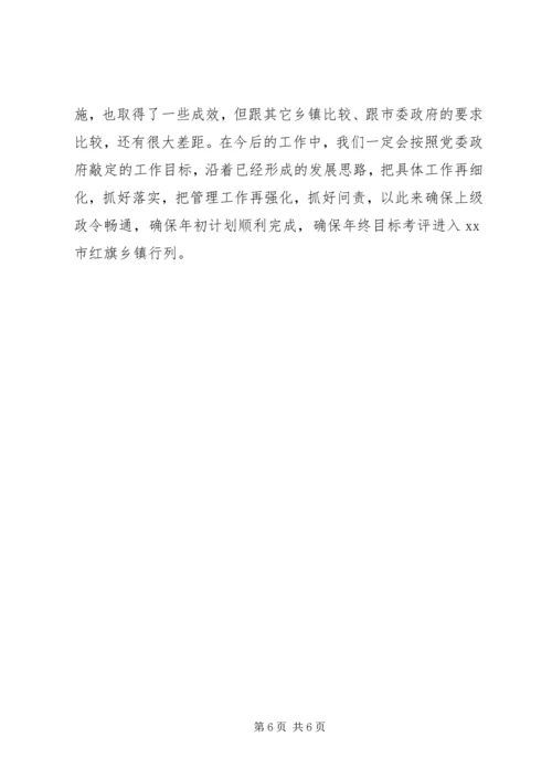 乡镇积极落实市三级干部会议精神情况汇报.docx