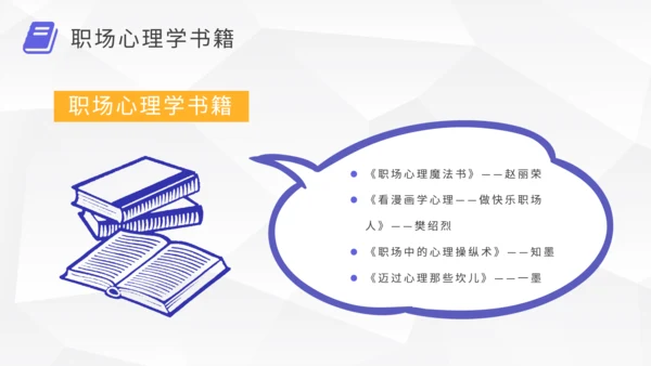 职场提升好书推荐通用PPT模板
