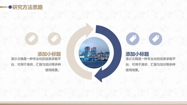 蓝金配色毕业论文开题答辩PPT模板