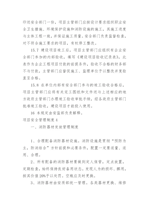 项目安全管理制度.docx