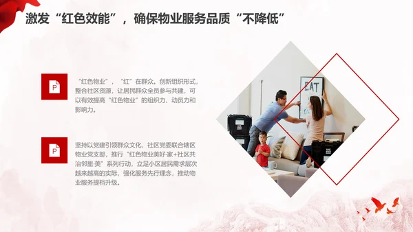 党建引领红色物业党课PPT课件
