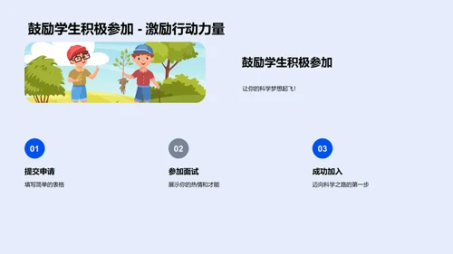 科学俱乐部报告PPT模板