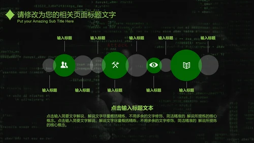 互联网信息安全汇报PPT模板