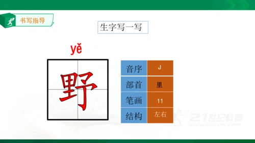 19.古诗二首 生字动画课件