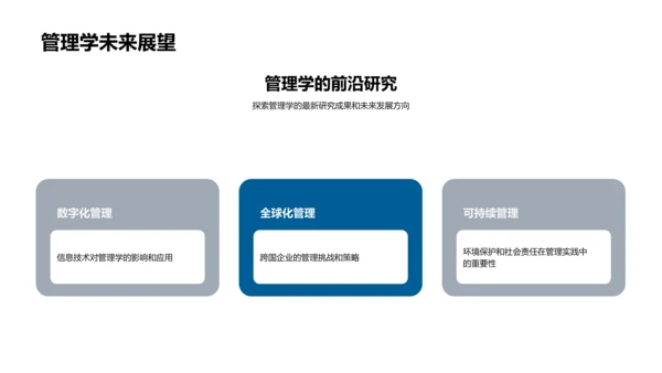 管理学理念演进