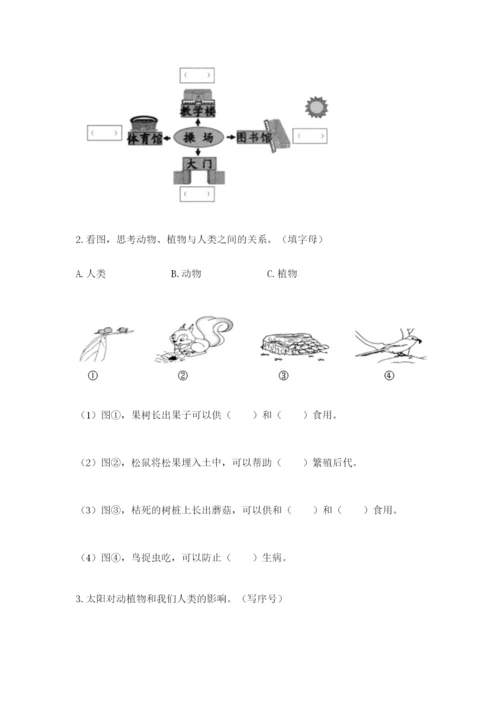 教科版小学二年级上册科学期末测试卷【精选题】.docx