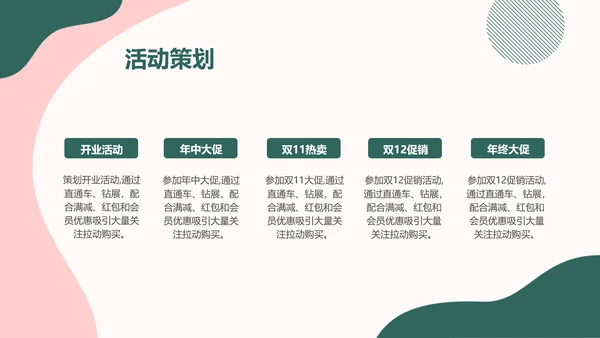 简约ins风品牌运营计划方案