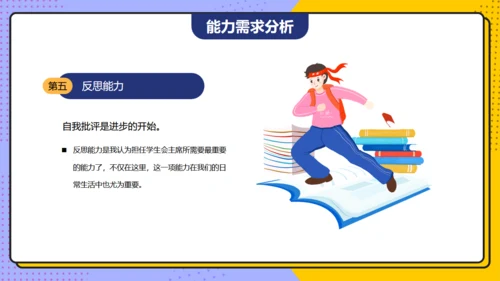 学生会主席班干部竞选通用PPT模板