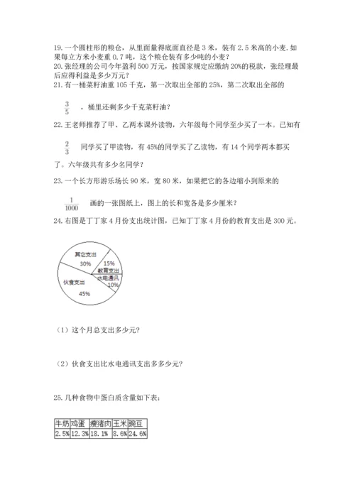 小升初数学应用题50道带答案.docx