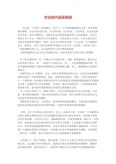 文化的内涵及解读.docx