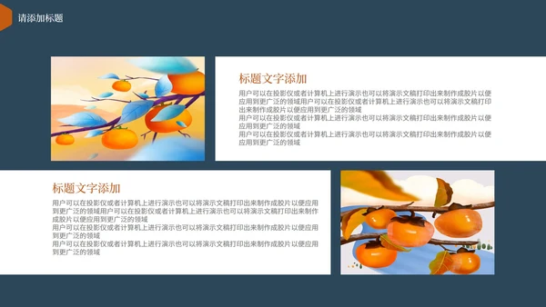 传统节气霜降PPT模板