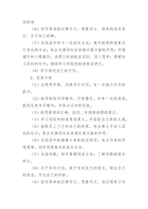 六年级第二学期语文教学计划.docx