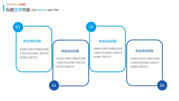 蓝色时尚医疗报告医学研究工作总结PPT模板