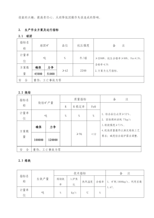 某工厂月份生产经营计划.docx