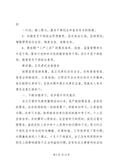 第一篇：广电总台正风肃纪自查报告.docx