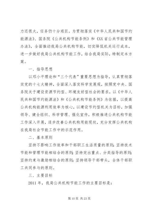 肃州区工信局公共机构节能工作实施方案.docx