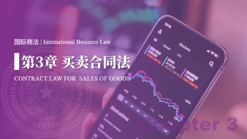 紫色学术风国际商法教学课件