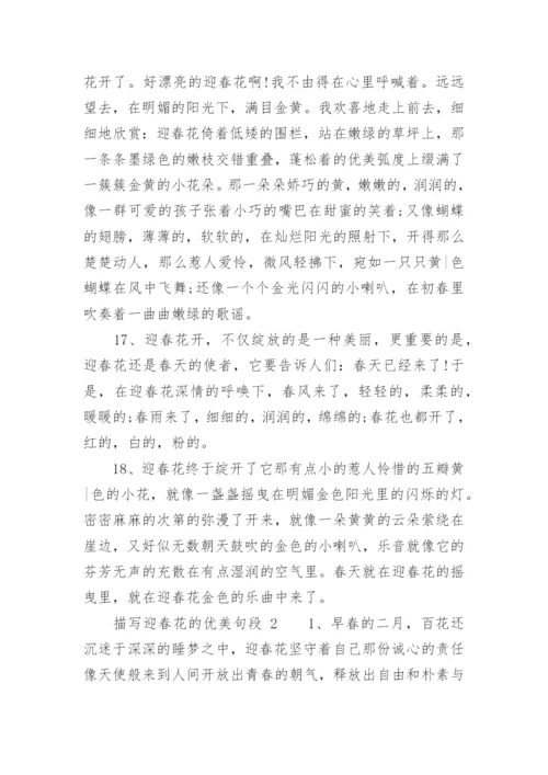 描写迎春花的优美句段.docx