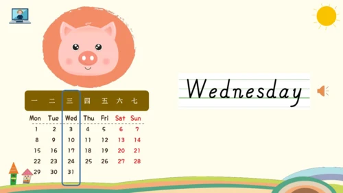 Unit 2 My week Part A Let's learn & Let's play课件（共