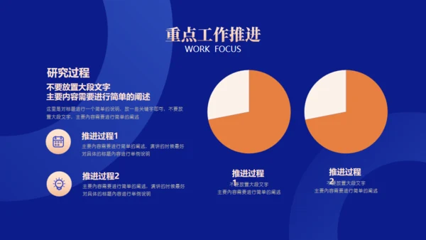 蓝金商务风工作汇报