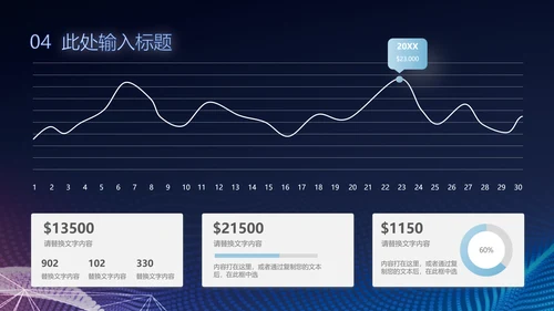 蓝色科技风互联网大数据产品介绍商业计划书ppt模板