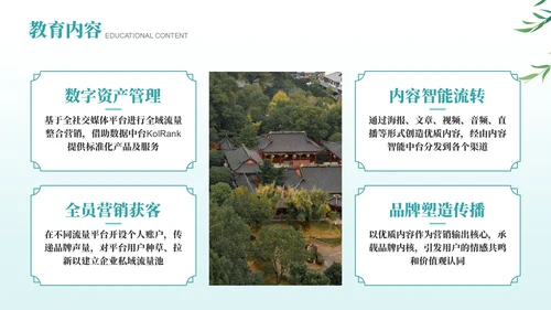 绿色古风经典诗词欣赏PPT模板