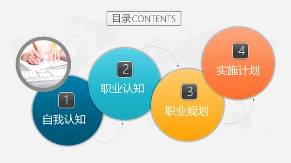 雄鹰展翅职业生涯规划简历PPT