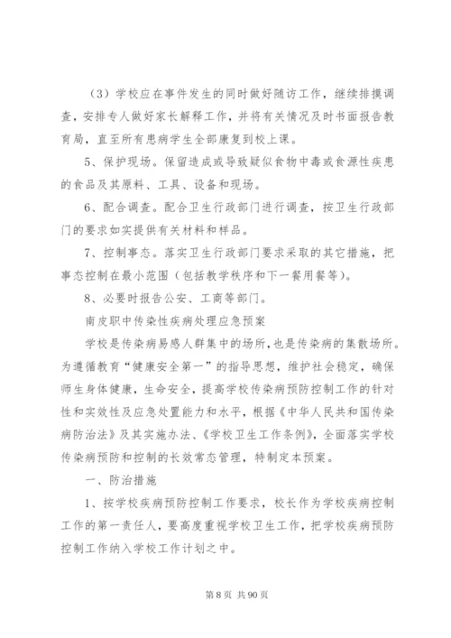 学校安全卫生工作预案.docx