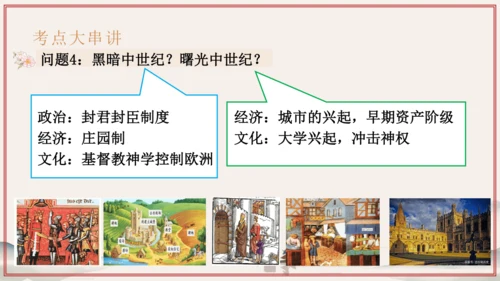 第3~4单元 封建时代的欧洲、亚洲文明（考点串讲）-2024-2025学年九年级历史上学期期中考点大