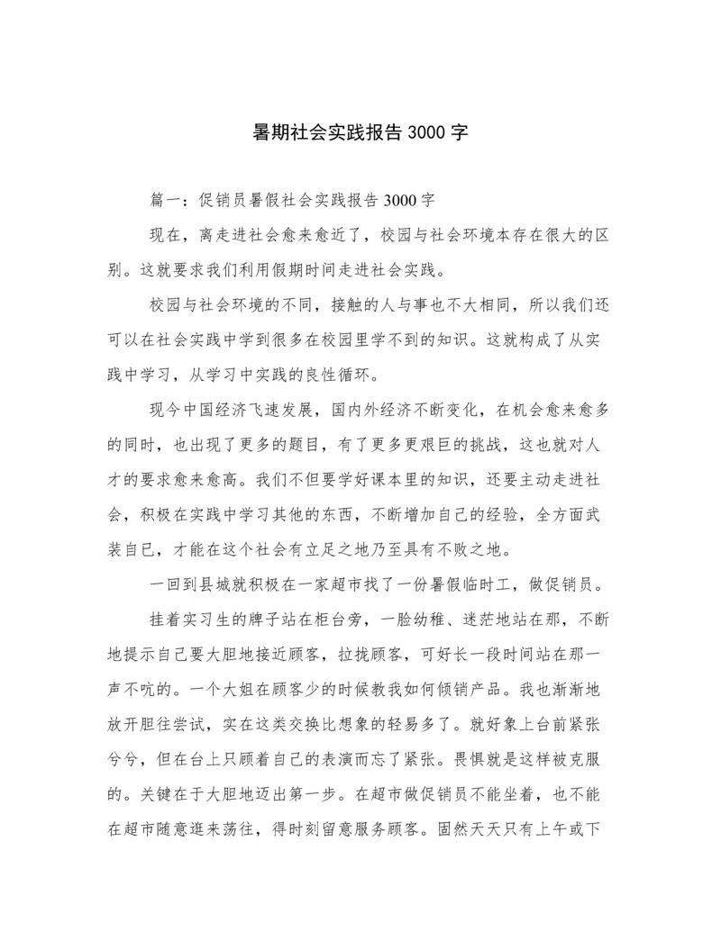 暑期社会实践报告3000字.docx