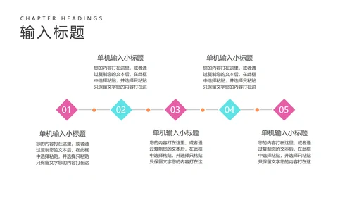 粉色渐变风工作总结汇报PPT模板