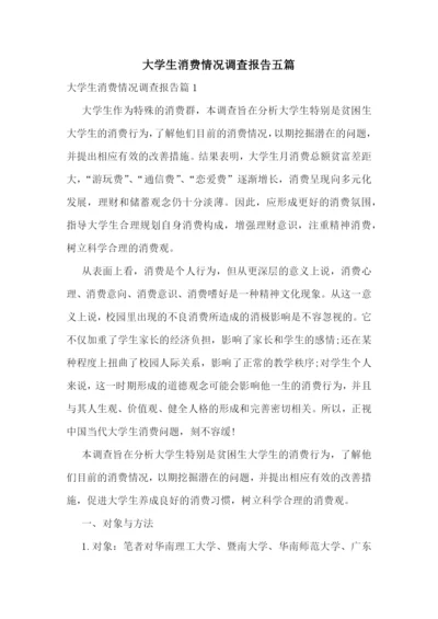 大学生消费情况调查报告五篇.docx
