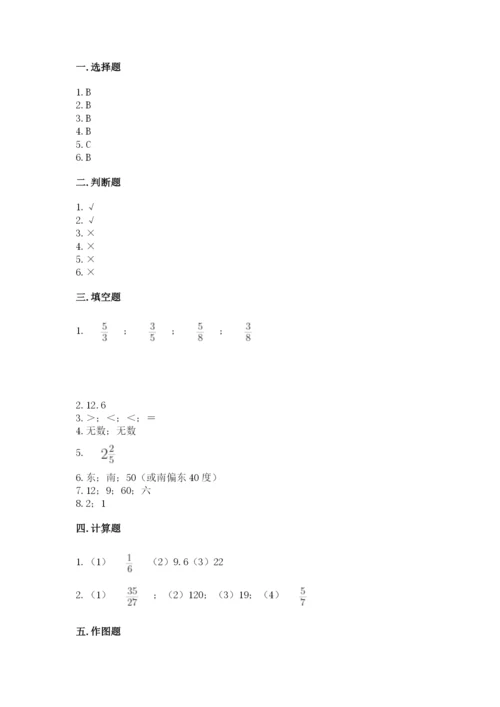 小学数学六年级上册期末模拟卷带答案（精练）.docx