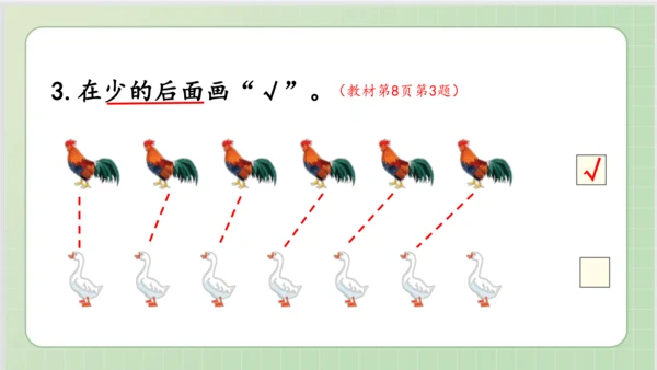 人教版小数一年级上册第一单元课本练习一（课本P8页）ppt6页