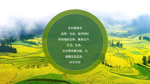 实拍笔刷风格美丽乡村农业介绍新时代农业农村现代化ppt模板