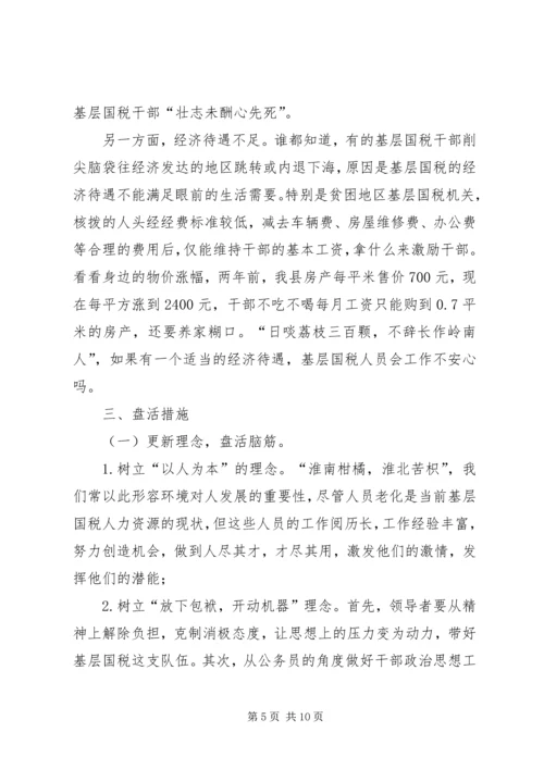 国税局人力资源管理工作调研报告.docx