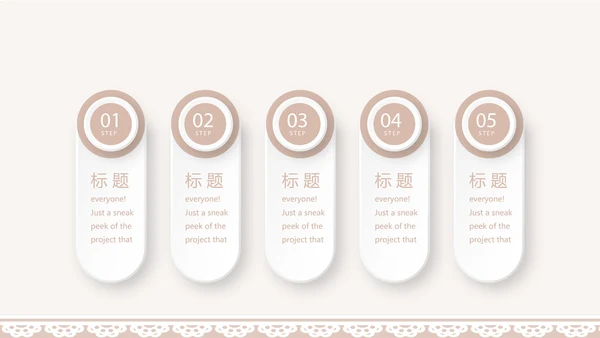 粉色淡雅蕾丝母婴护理用品宣传年年终总结动态PPT