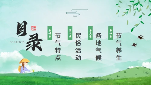 雨水节气对农业的影响通用PPT模板