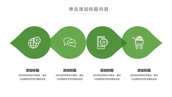 绿色森林植树造林林业木材园动态PPT模板