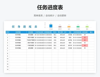 任务进度表