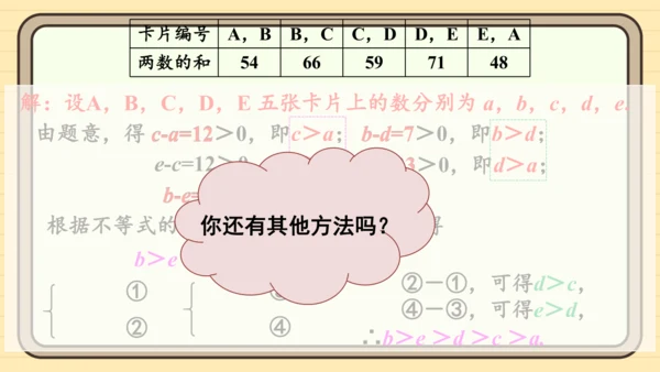第11章 不等式与不等式组 数学活动——不等式的应用 课件（共22张PPT）2024-2025学年度