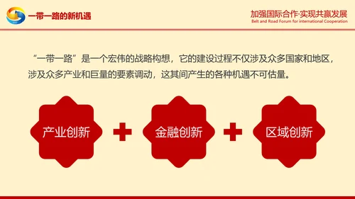 一带一路高峰论坛一带一路介绍PPT模板